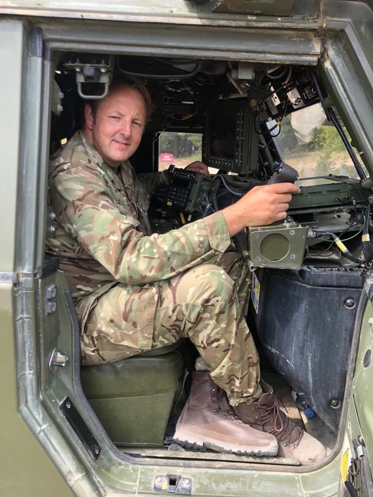 Toby in Kenya with the British Army Training Unit Kenya
