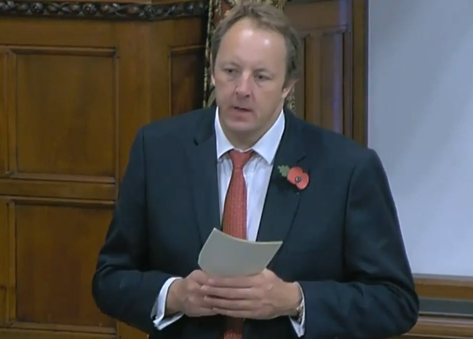 Toby speaking at the Westminster Hall debate the on Reclassification of Synthetic Cannabinoids