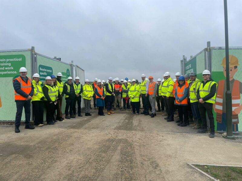 Toby at Constructions Skills Hub in Staveley in 2024
