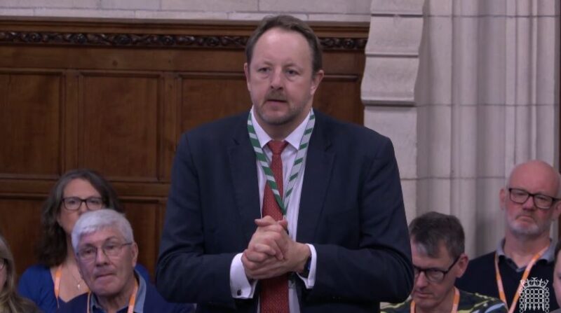 Toby speaking in the debate on the Football Governance Bill