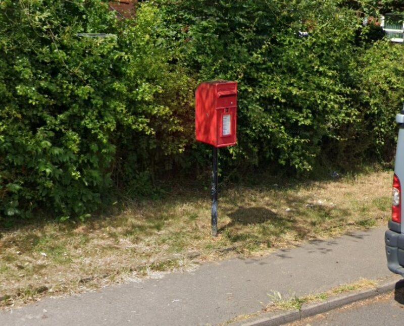 Where the post box was on Victoria Street