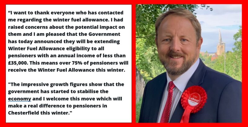 Statement regarding Winter Fuel Allowance announcement