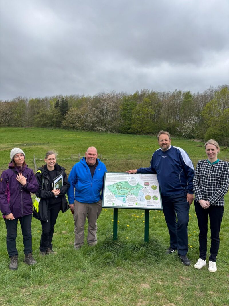 Toby visited the “Slow the Flow to the Calow” scheme at Grassmoor Country Park